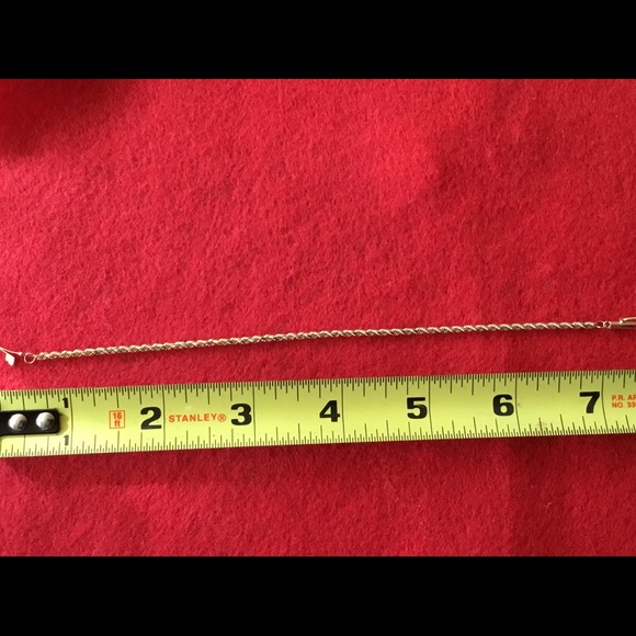 💫14k YELLOW GOLD BEAUTIFUL SIGNED ROPE BRACELET - 3.6 GRAMS - Picture 5 of 9